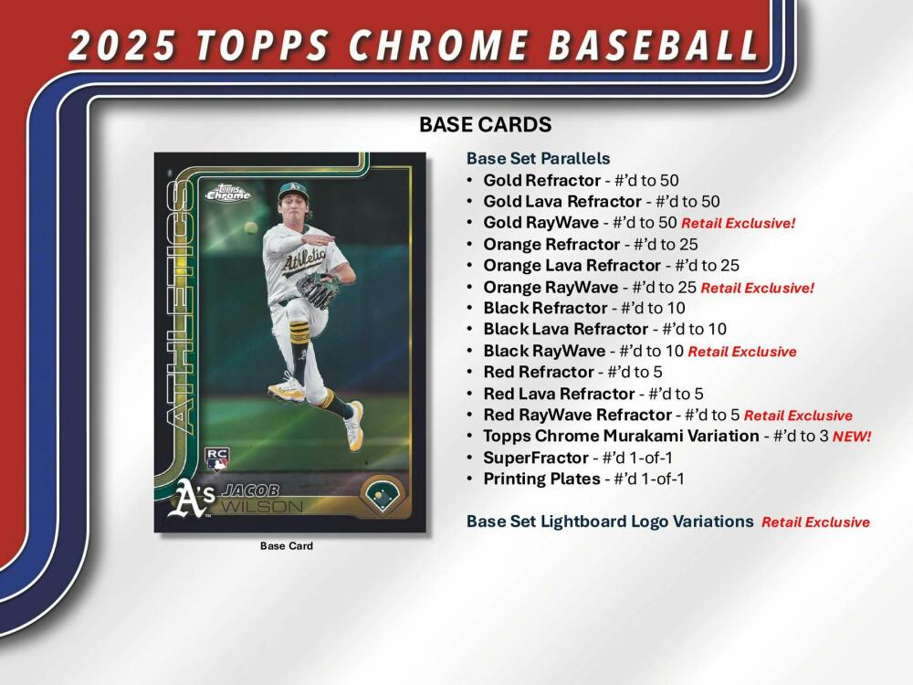 2025 Topps Chrome Baseball 7-Pack Blaster Box Image 5