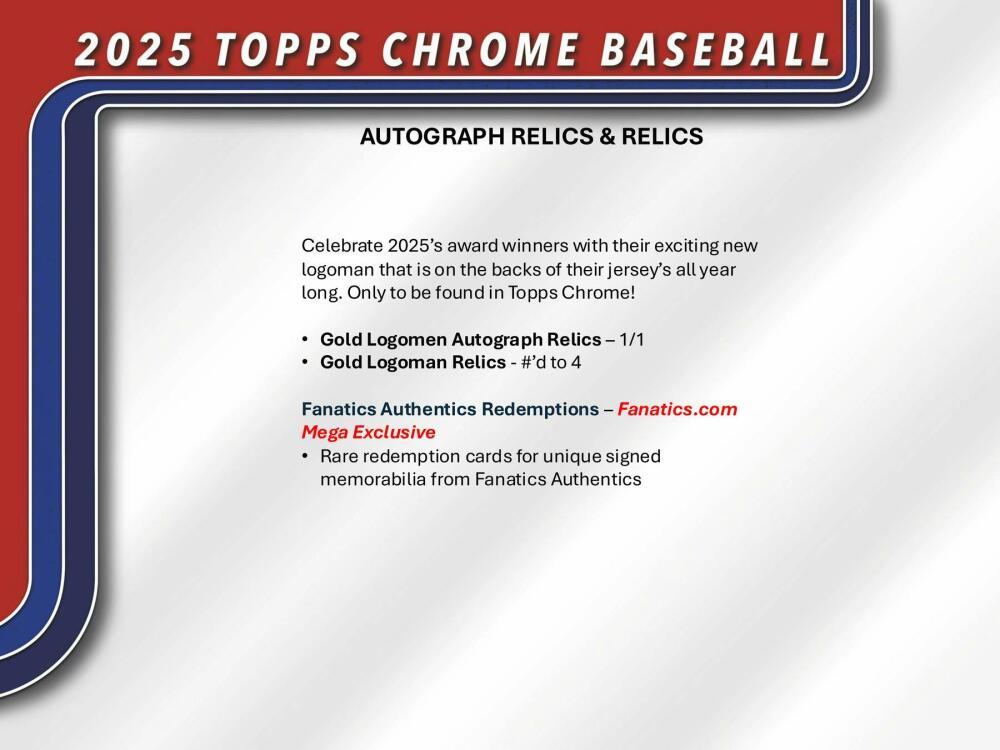 2025 Topps Chrome Baseball 7-Pack Blaster Box Image 6