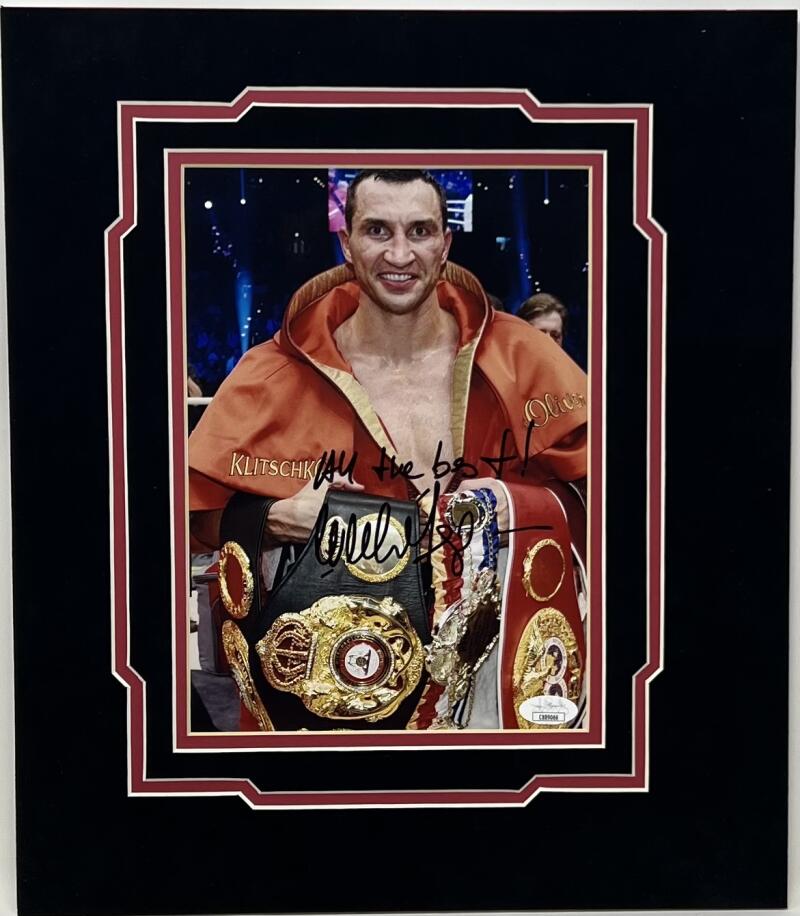 Wladimir Klitschko Boxer Signed Autographed 8x10 Framed Photo JSA Authentic Image 1