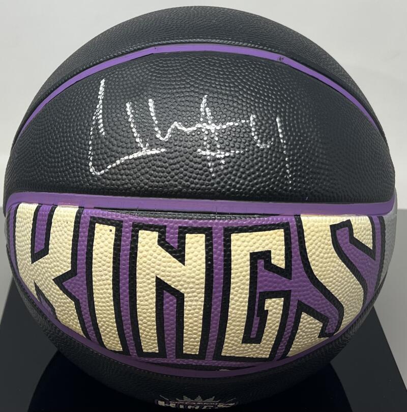 Chris Webber Autograph Signed Kings Spalding Basketball JSA Authentic Image 1