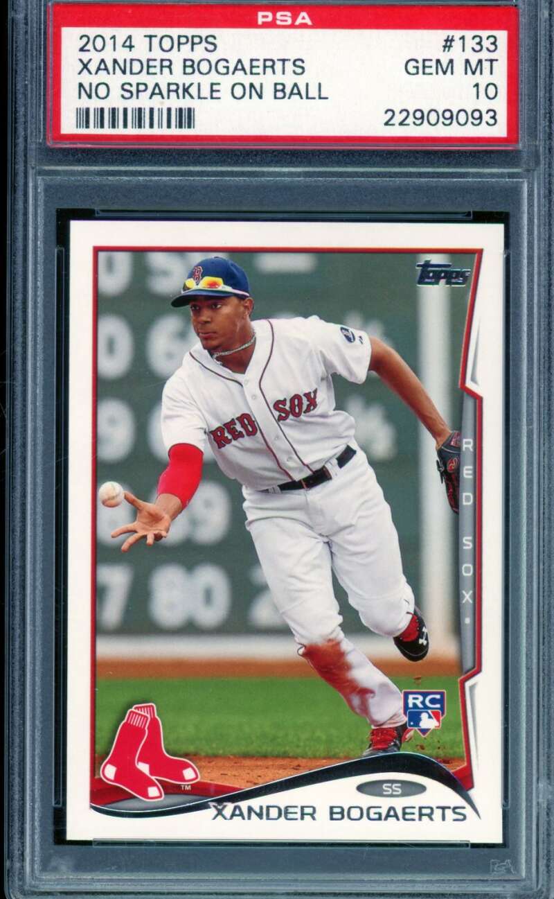 Xander Bogaerts Rookie Card 2014 Topps #133 PSA 10 Image 1