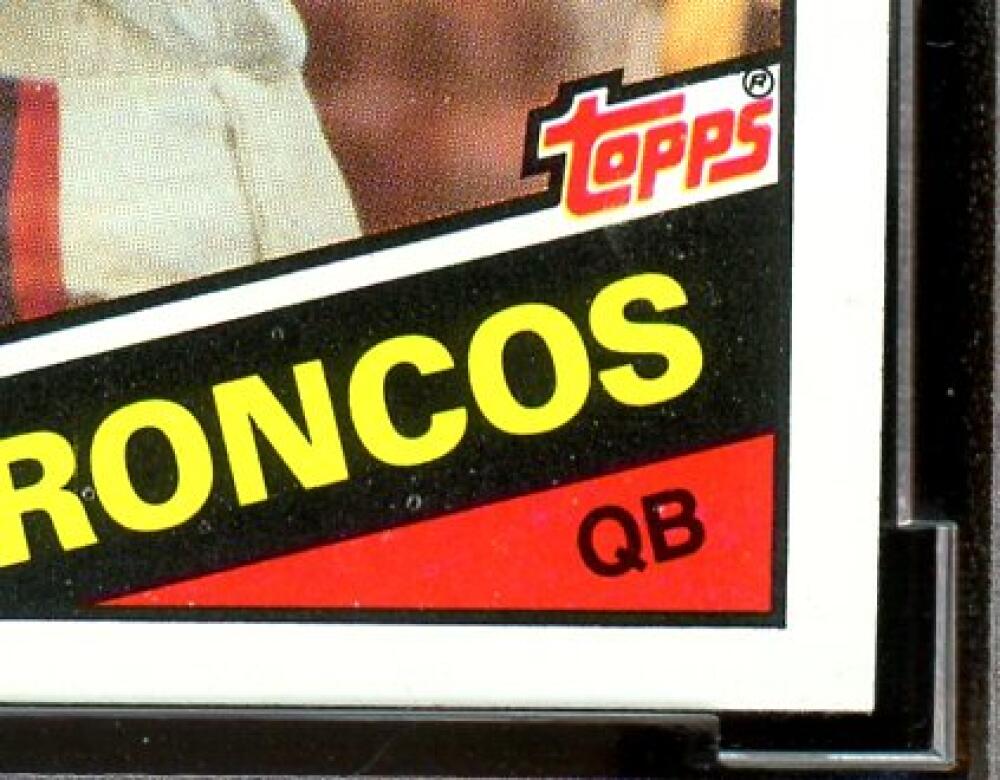 1984 Topps #63 John Elway Rookie Card BGS BCCG 10 Mint+ Image 6