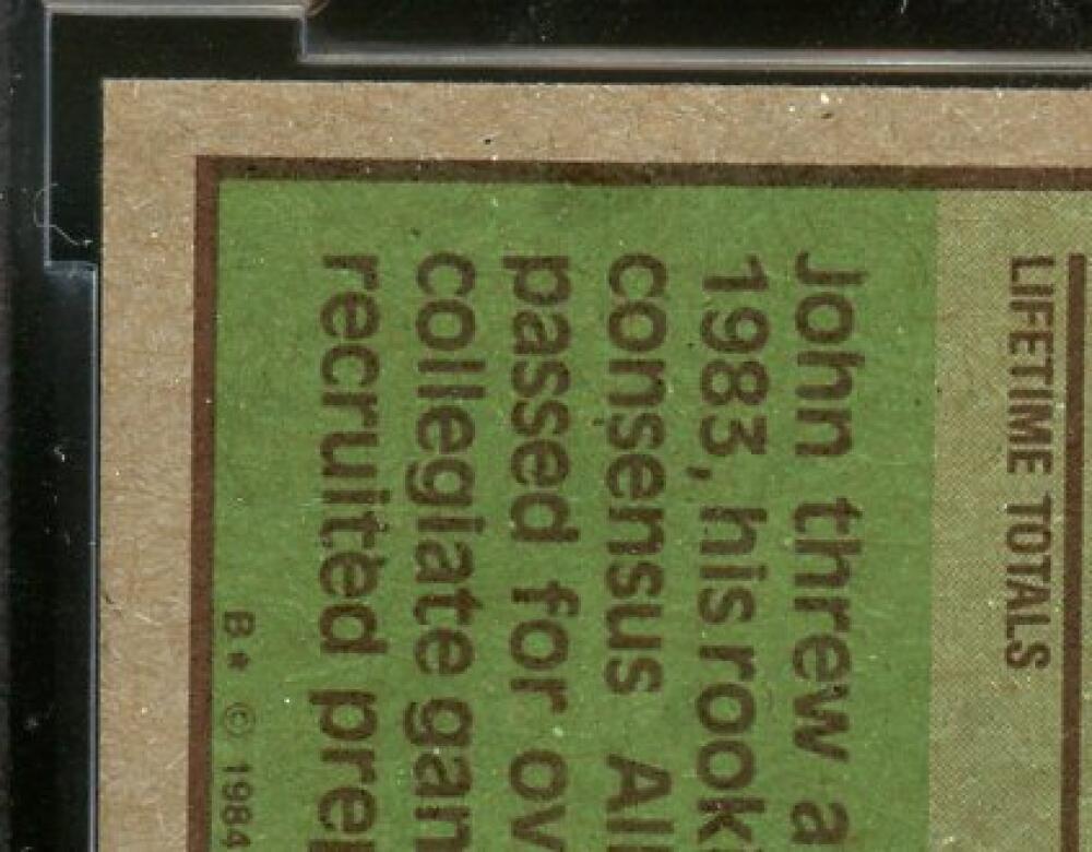 1984 Topps #63 John Elway Rookie Card BGS BCCG 10 Mint+ Image 7