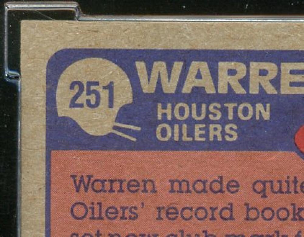 1985 Topps #251 Warren Moon Rookie Card BGS BCCG 10 Mint+ Image 7