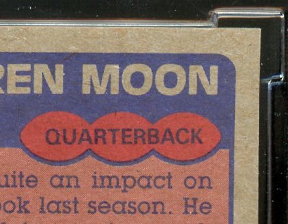 1985 Topps #251 Warren Moon Rookie Card BGS BCCG 10 Mint+ Image 8