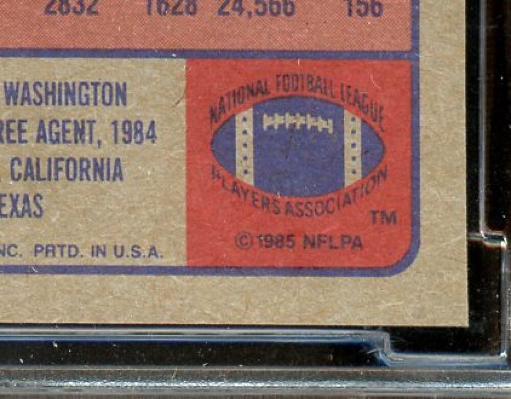 1985 Topps #251 Warren Moon Rookie Card BGS BCCG 10 Mint+ Image 10