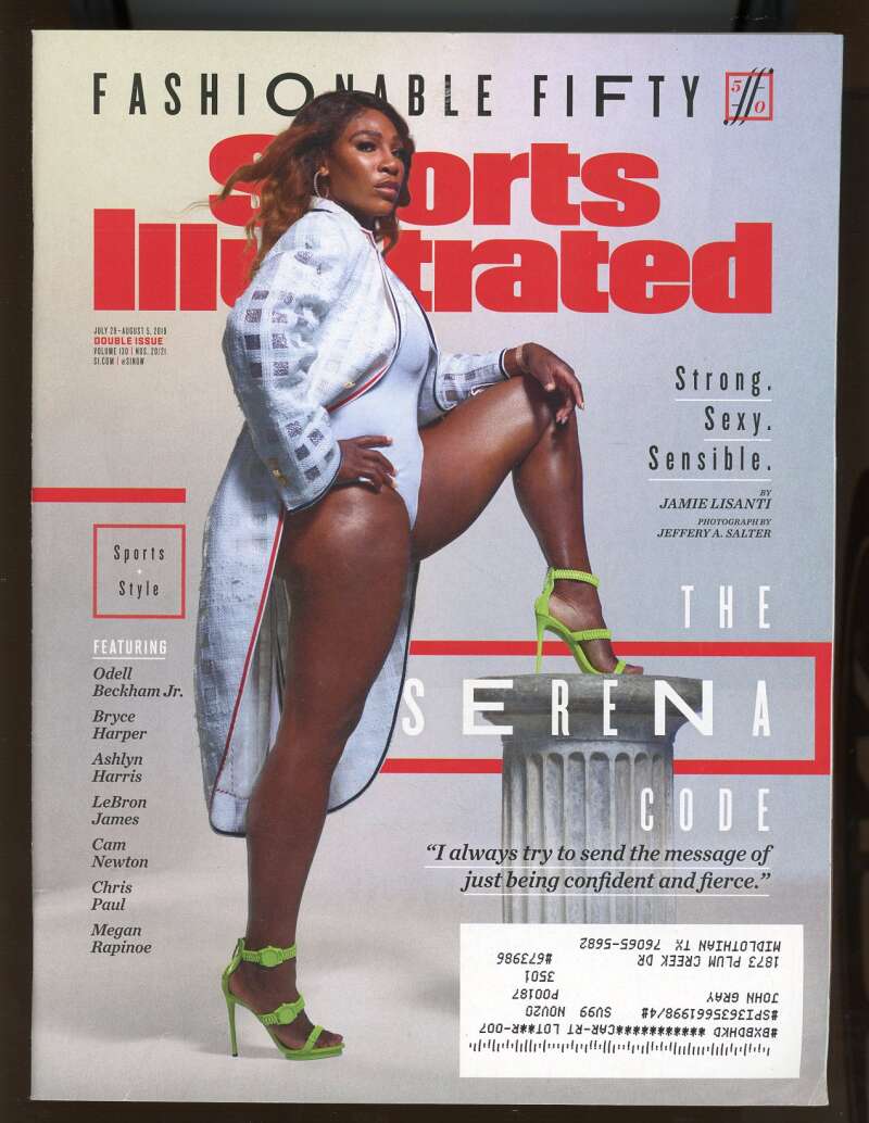 Sports Illustrated July 29 August 5 2019 Serena Williams Image 1