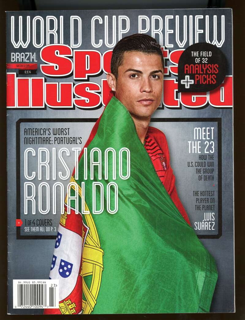 Sports Illustrated May 6 2014 Cristiano Ronaldo First Cover Newsstand Image 1