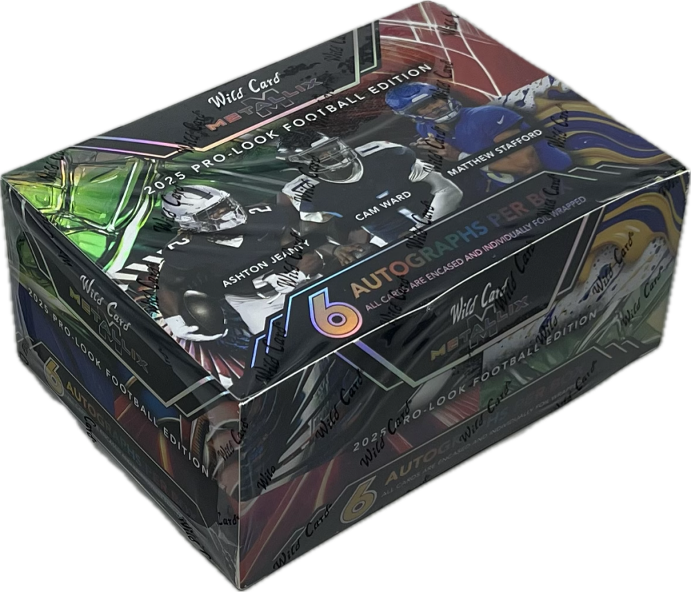 2025 Wild Card Metallix Pro-Look Football Hobby Box Image 1