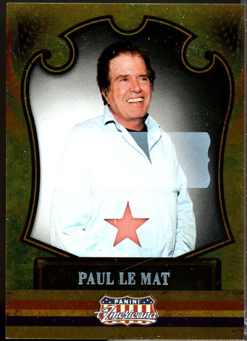 Paul Le Mat Card 2011 Panini Americana Private Stars Materials No Autograph #20  Image 1