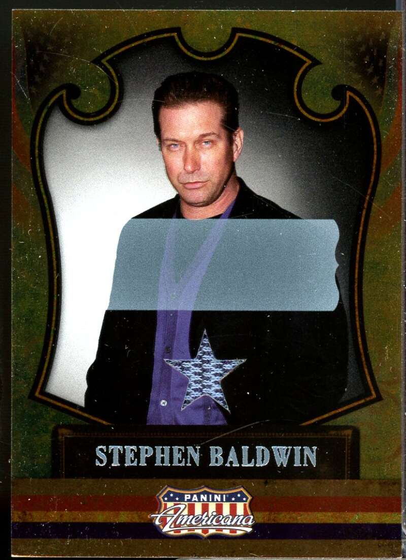 Stephen Baldwin 2011 Panini Americana Private Stars Materials No Autograph #35  Image 1