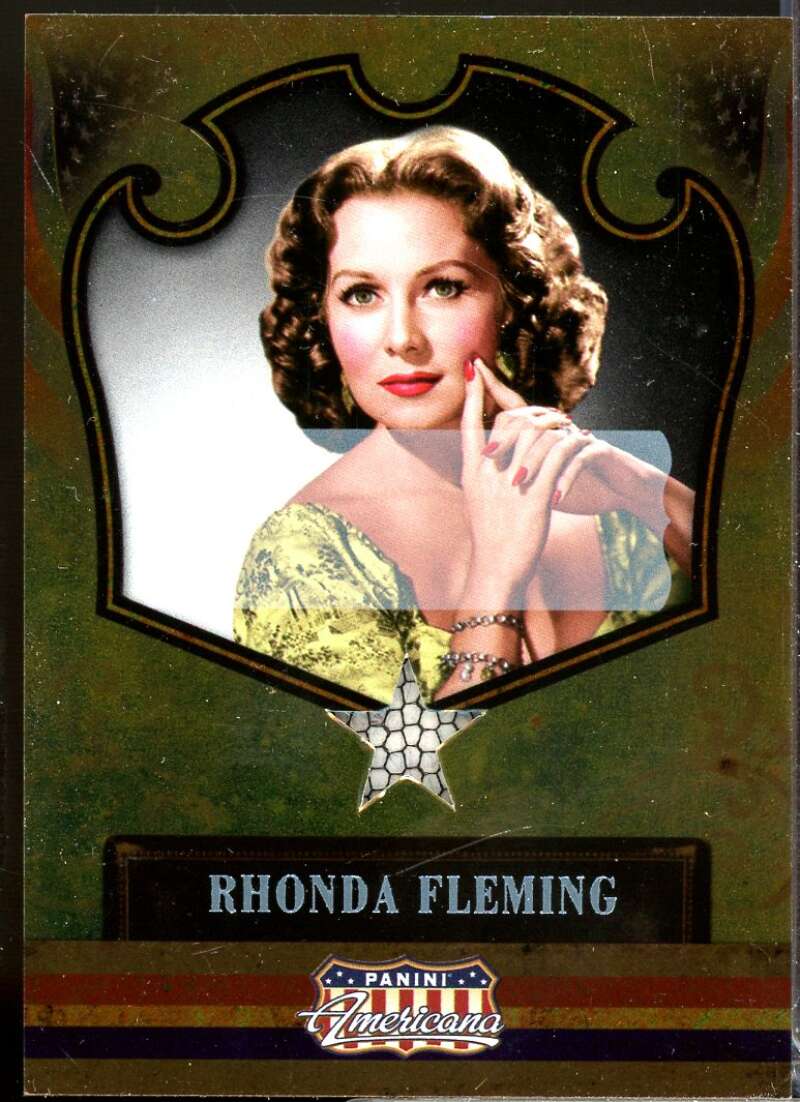 Rhonda Fleming 2011 Panini Americana Private Stars Materials No Autograph #75  Image 1