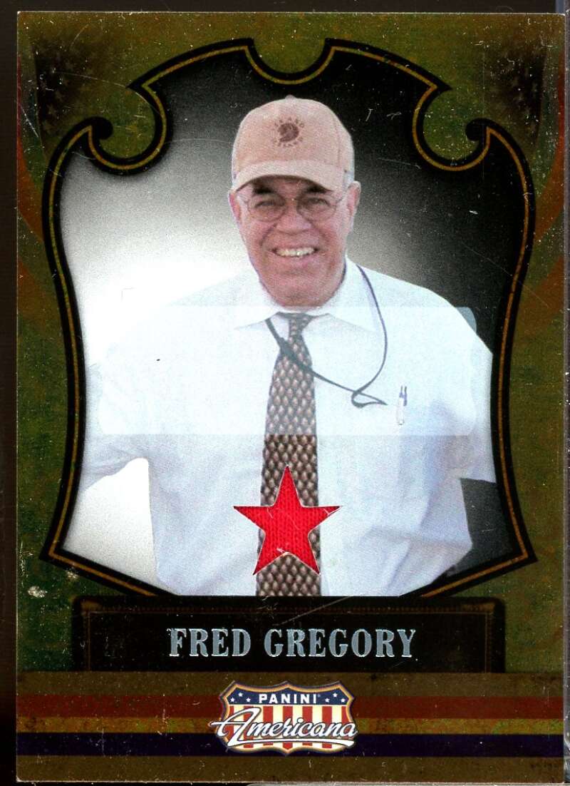 Fred Gregory 2011 Panini Americana Private Stars Materials No Autograph #94  Image 1