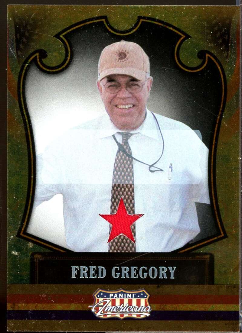 Fred Gregory 2011 Panini Americana Private Stars Materials No Autograph #94  Image 1