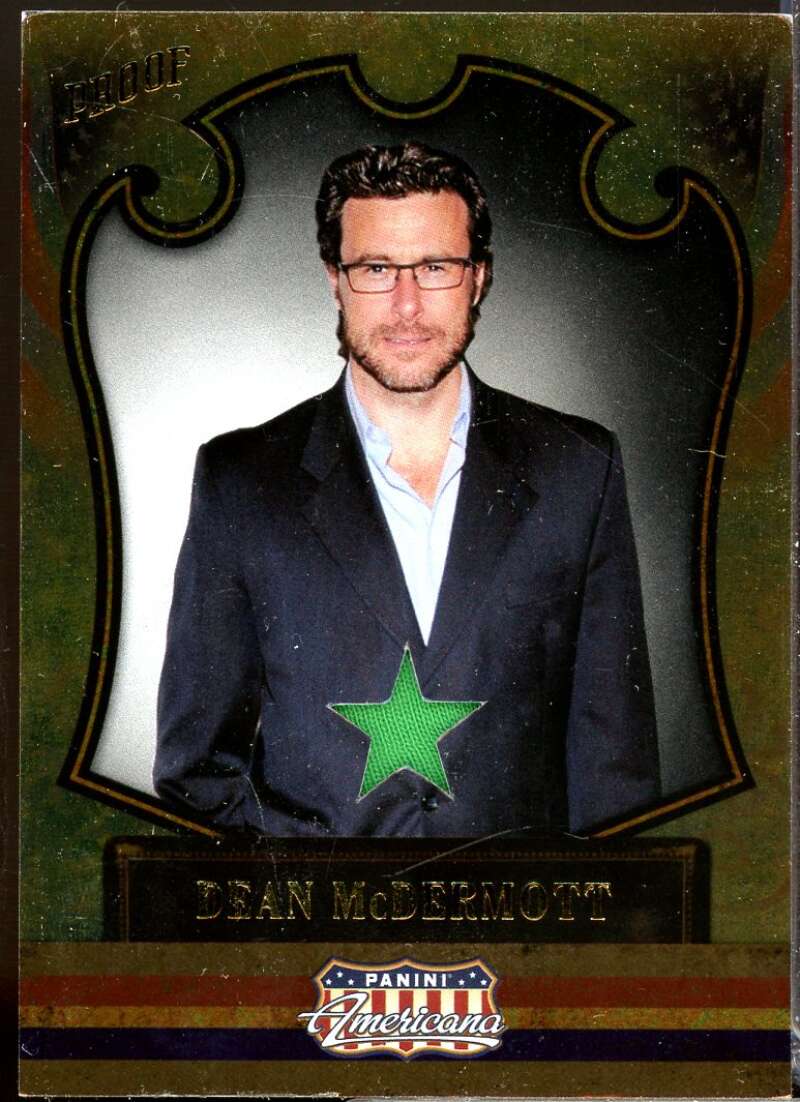 Dean McDermott 2011 Panini Americana Private Star Material No Autograph /25 #83  Image 1