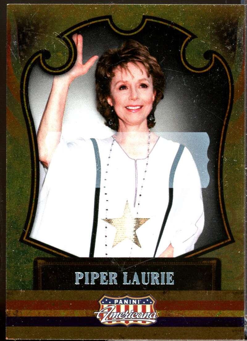 Piper Laurie 2011 Panini Americana Private Stars Material No Autograph /18 #22  Image 1