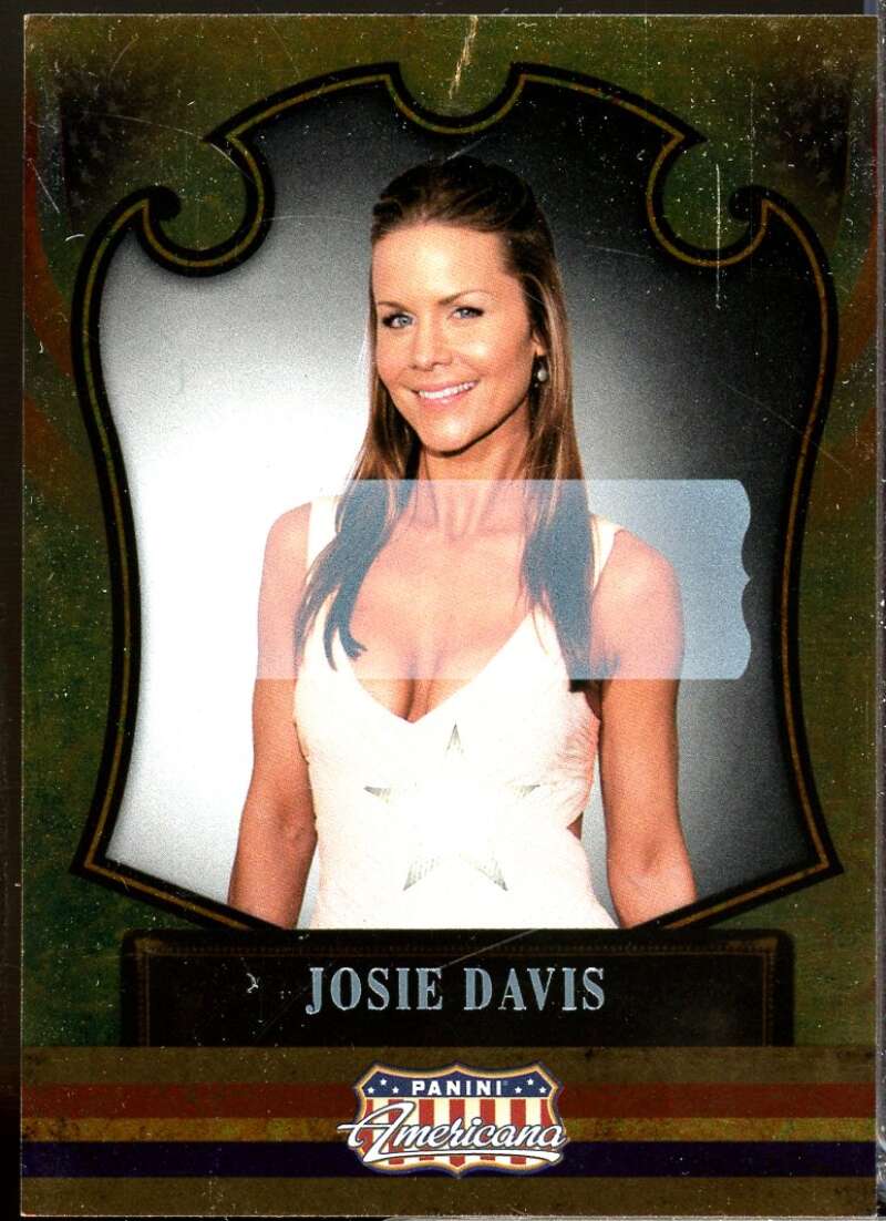 Josie Davis Card 2011 Panini Americana Private Stars Material No Autograph #13  Image 1