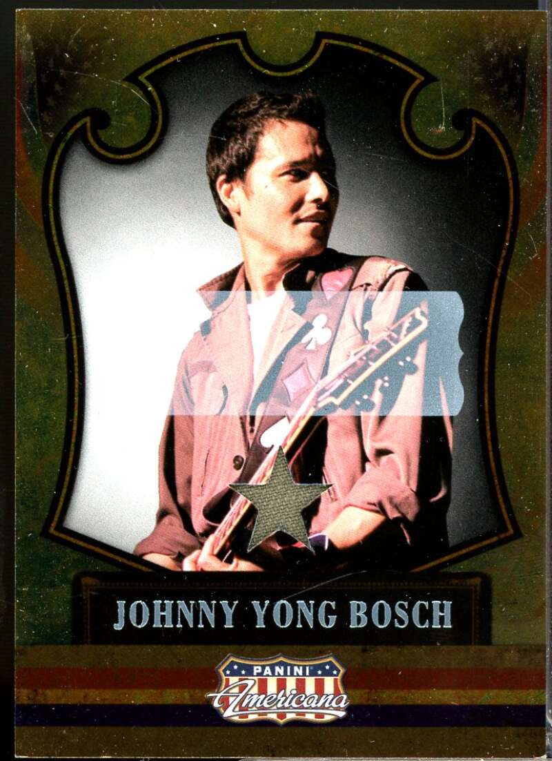 Johnny Yong Bosch 2011 Panini Americana Private Stars Material No Auto /249 #39  Image 1