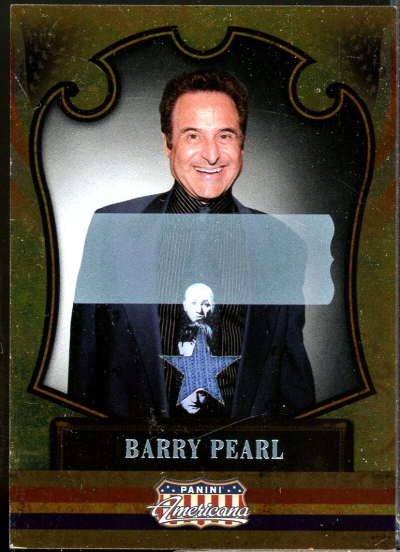 Barry Pearl Card 2011 Panini Americana Private Stars Materials No Autograph #51  Image 1