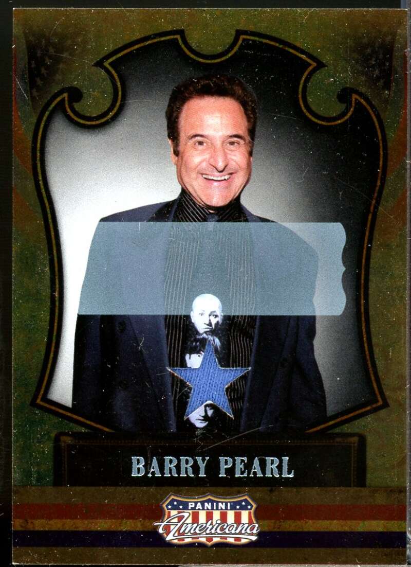 Barry Pearl Card 2011 Panini Americana Private Stars Materials No Autograph #51  Image 1