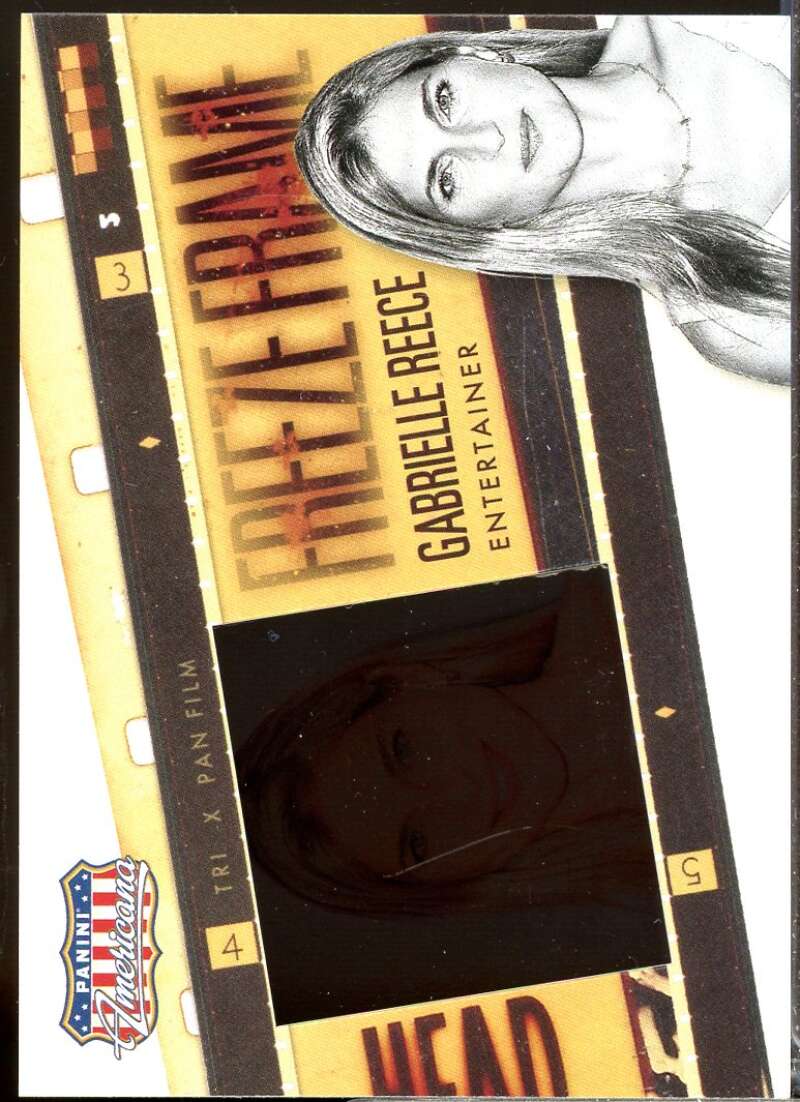 Gabrielle Reece Card 2015 Panini Americana Freeze Frame #25  Image 1