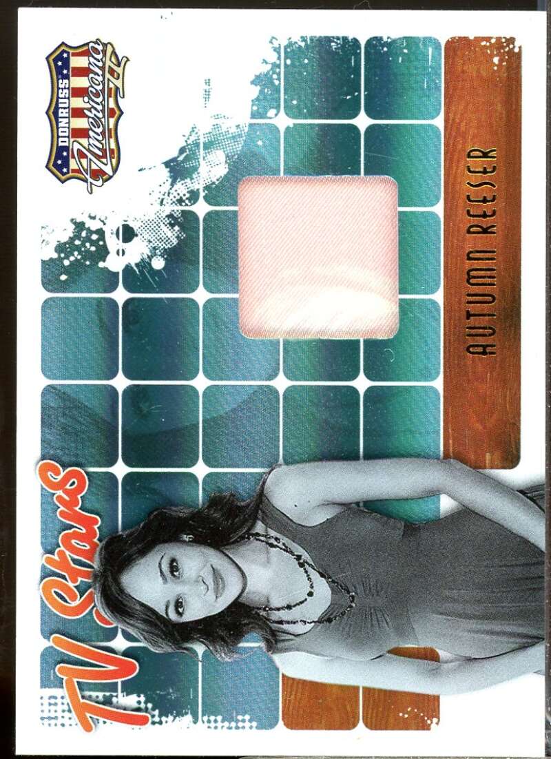Autumn Reeser Card 2008 Americana II TV Stars Material Small Screen /500 #AR  Image 1