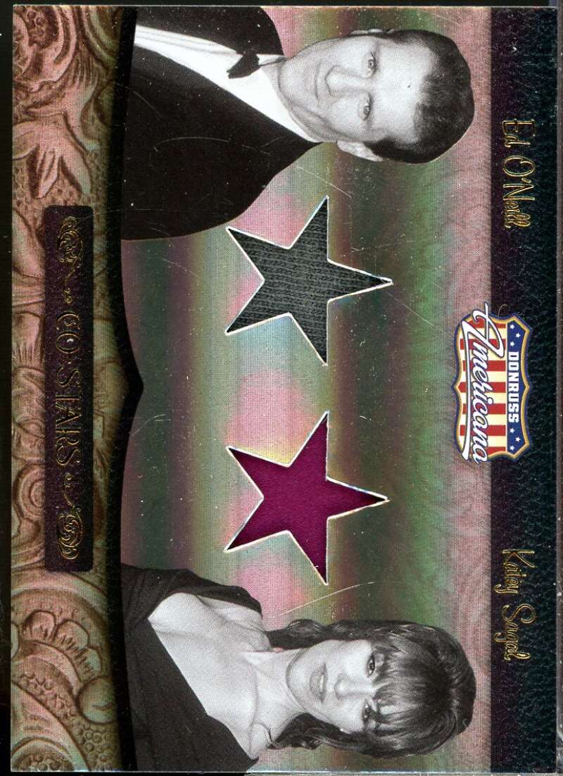 Ed O'Neill Katey Sagal 2007 Americana Co-Stars Material Shirt Blouse /100 #8  Image 1