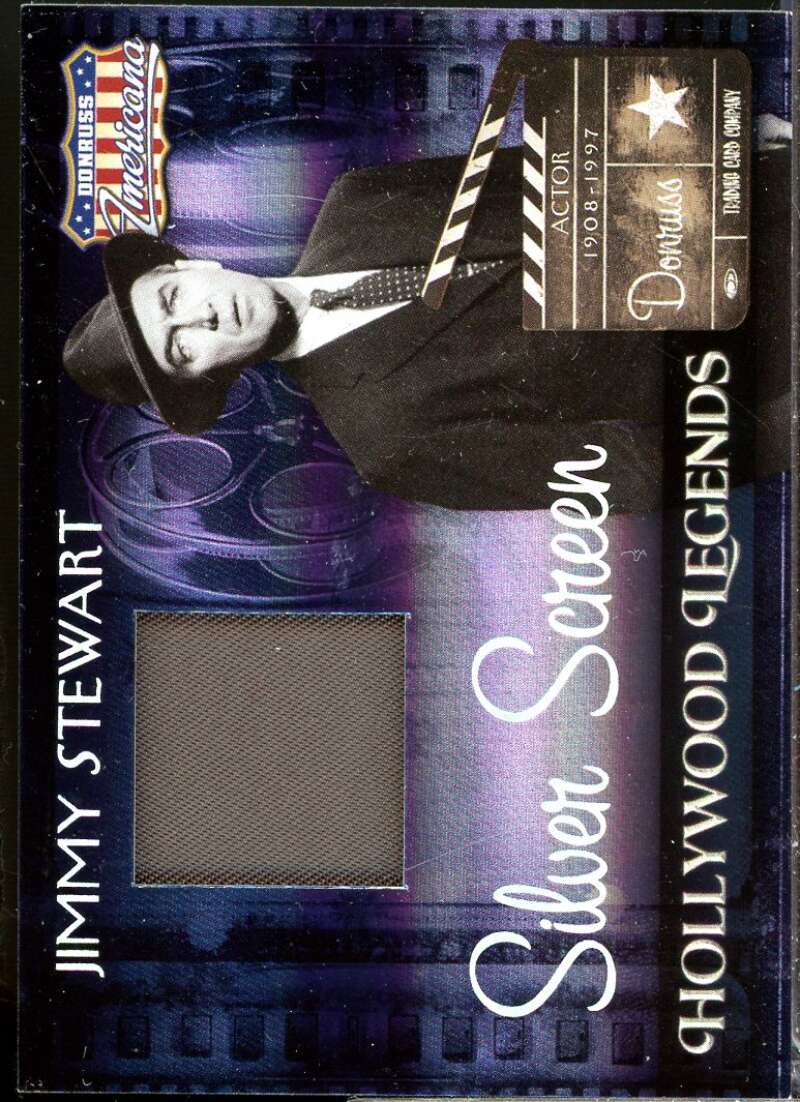 Jimmy Stewart 2007 Americana Hollywood Legends Material Silver Screen /100 #37  Image 1