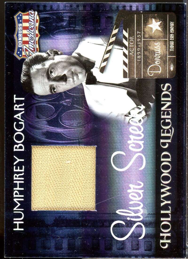 Humphrey Bogart 2007 Americana Hollywood Legend Material Silver Screen /100 #27  Image 1