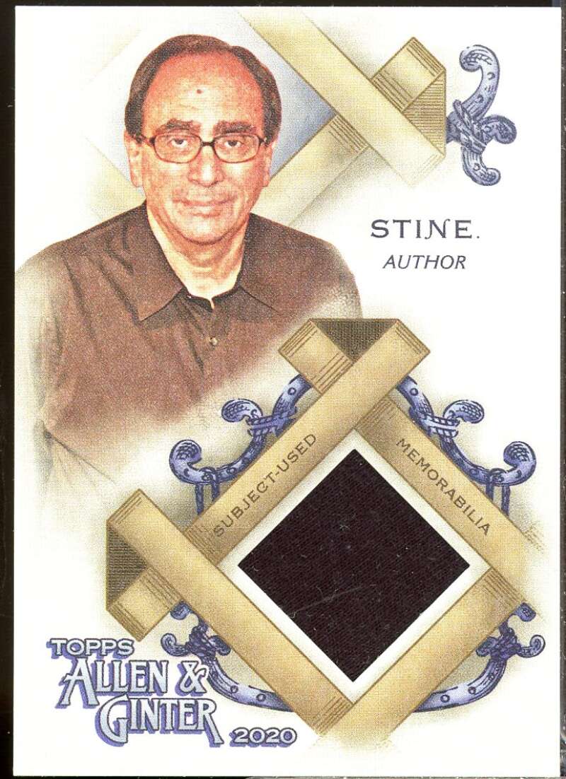 R.L. Stine Card 2020 Topps Allen and Ginter Relics #FSRARS  Image 1