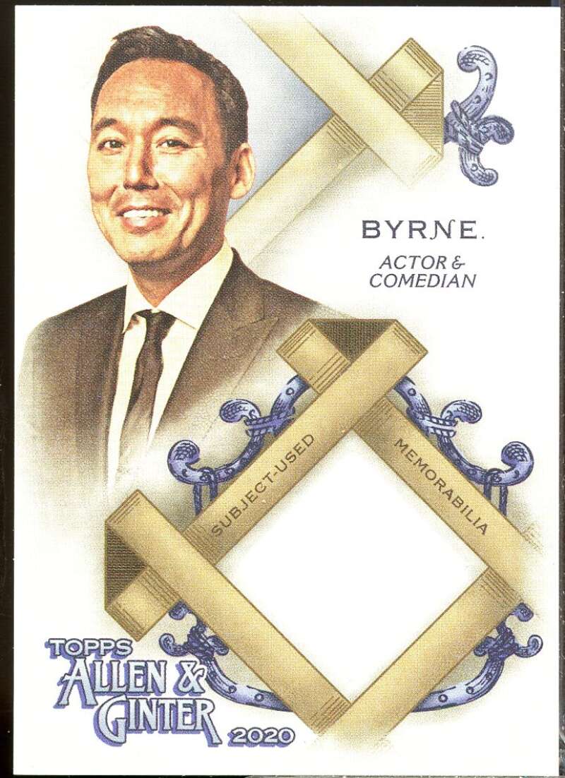 Steve Byrne Card 2020 Topps Allen and Ginter Relics #FSRASB  Image 1