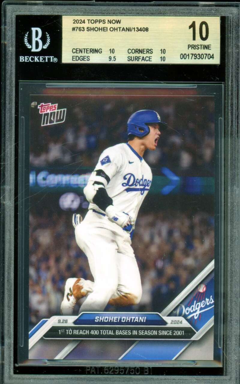 Shohei Ohtani Rookie Card 2024 Topps Now #763 (PRISTINE) BGS 10 Image 1