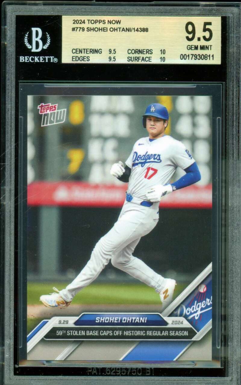 Shohei Ohtani Card 2024 Topps Now #779 BGS 9.5 Image 1