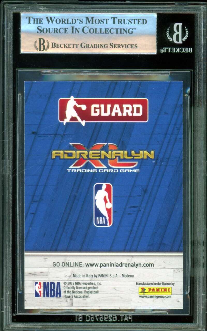 Luka Doncic Rookie Card 2018-19 Adrenalyn XL #C70 BGS 9 Image 2