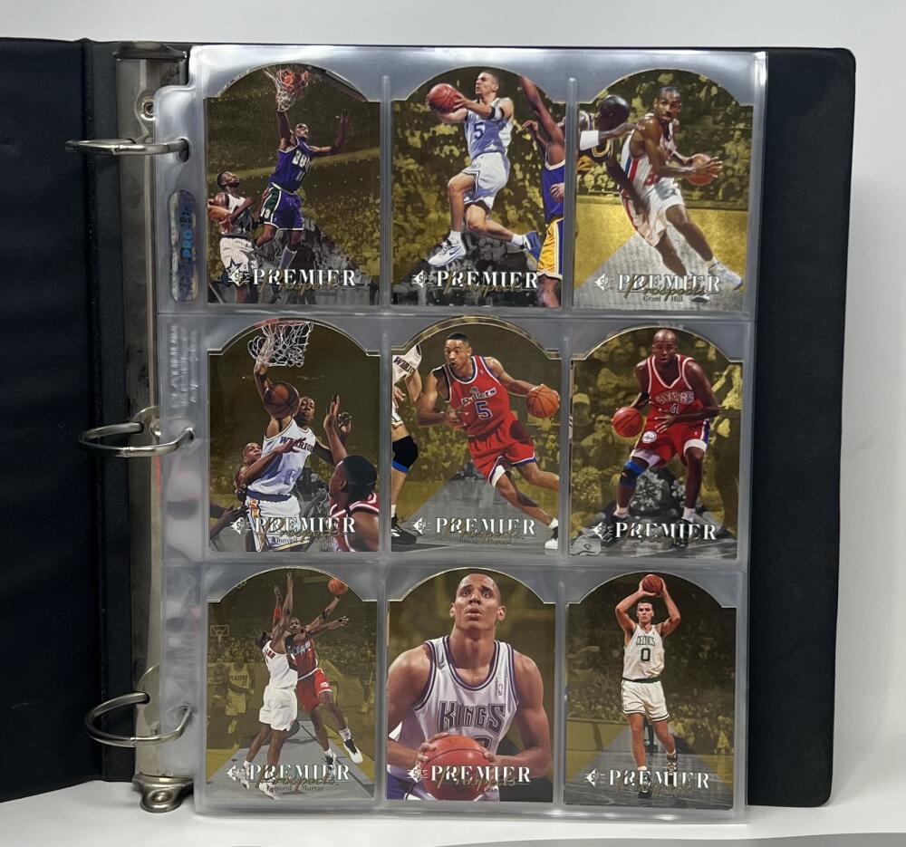 1994-95 SP Die-Cut Basketball Binder Set  D1-D165 Image 1