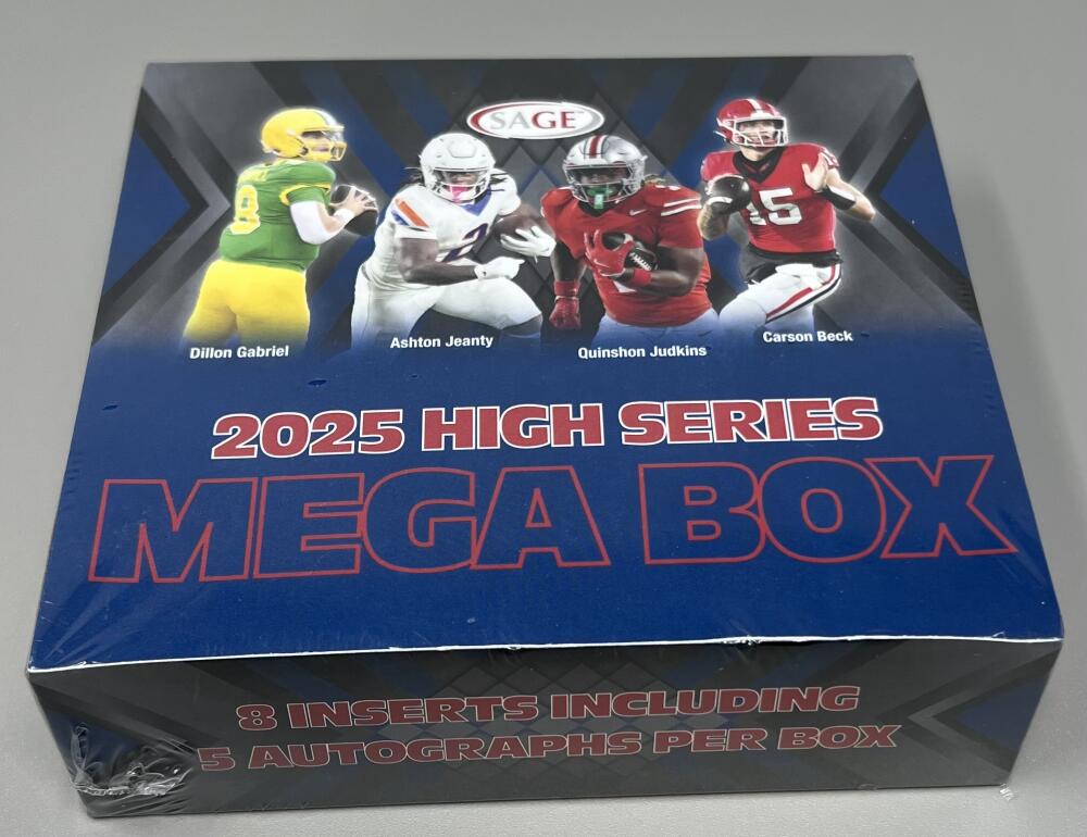 2025 Sage High Series Football Mega Box Image 1