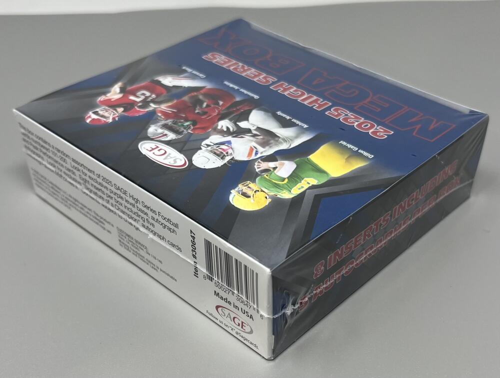 2025 Sage High Series Football Mega Box Image 3