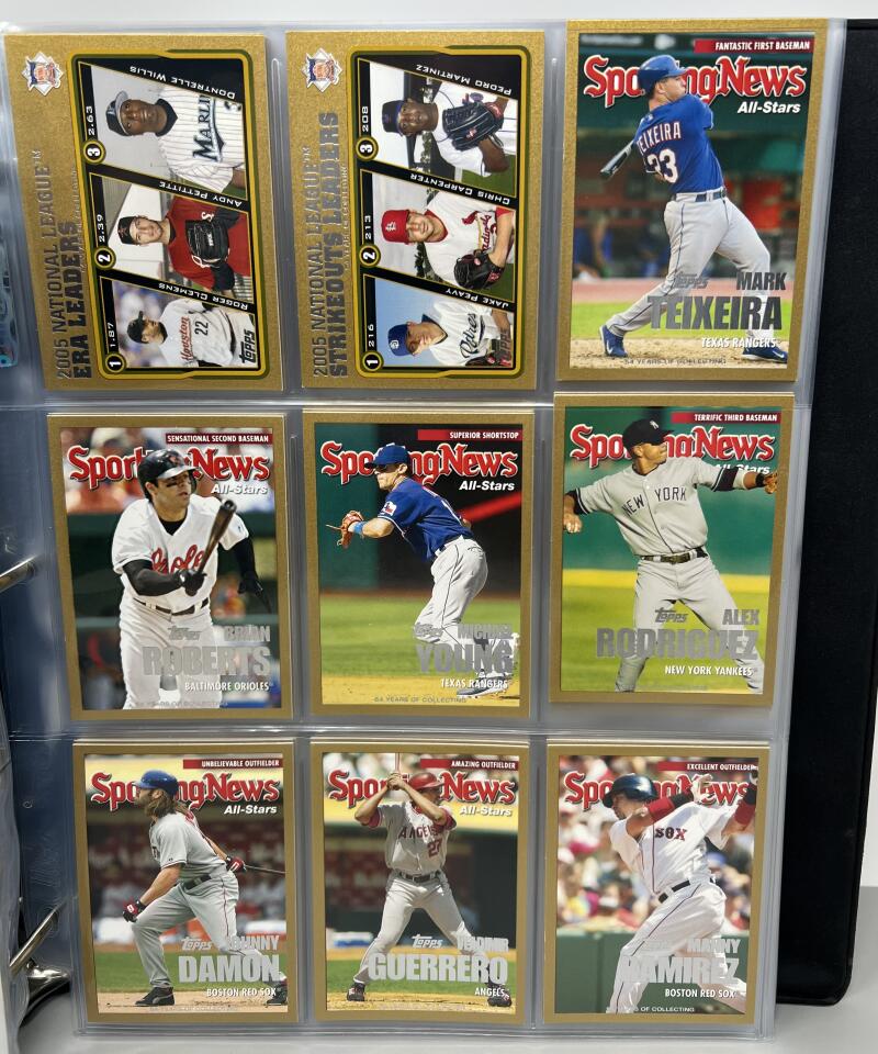 2005 Topps Update Traded Gols Baseball Binder Set  UH1-330 Image 4