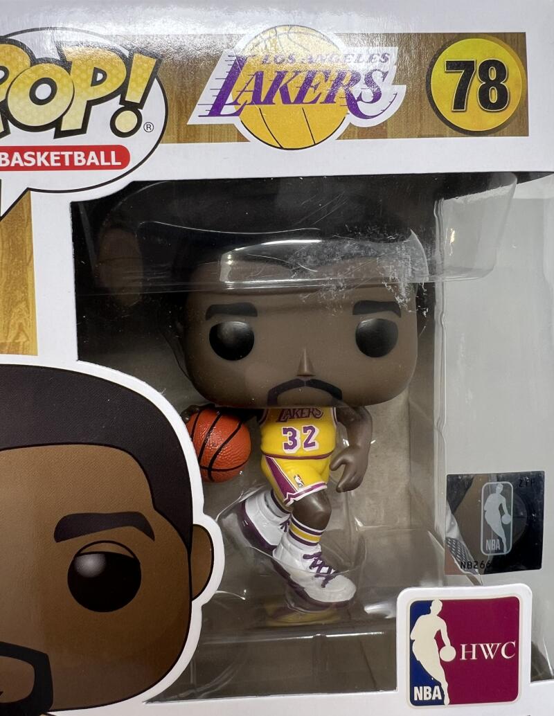 2020 Basketball Los Angeles Lakers Magic Johnson Funko Pop #78 Image 3