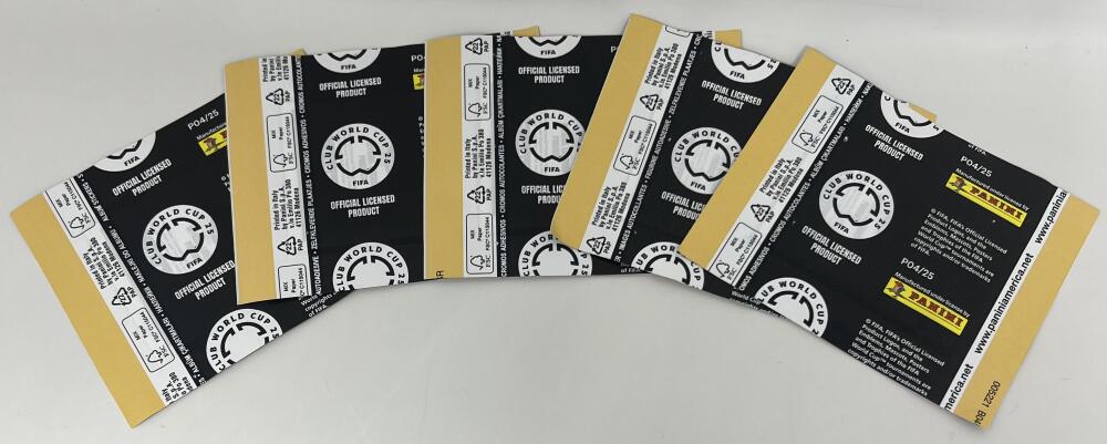 (5) 2025 Panini FIFA Club World Cup Soccer (Futbol) Sticker Collection Lot Image 3