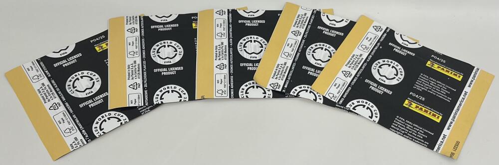 (5) 2025 Panini FIFA Club World Cup Soccer (Futbol) Sticker Collection Lot Image 4