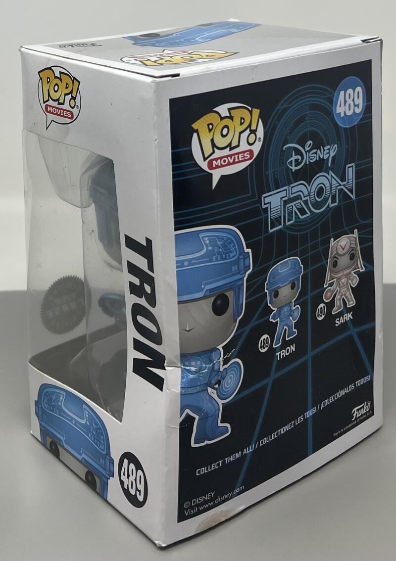 Movies Disney Tron Limited GLOW CHASE Edition Funko Pop #489 Image 3