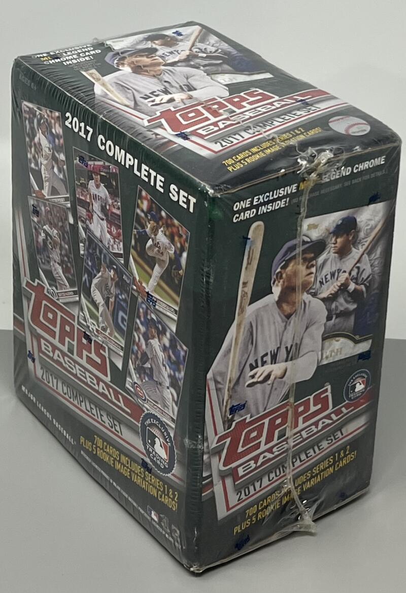 2017 Topps Baseball Complete Set   Legend Chrome Card Image 1