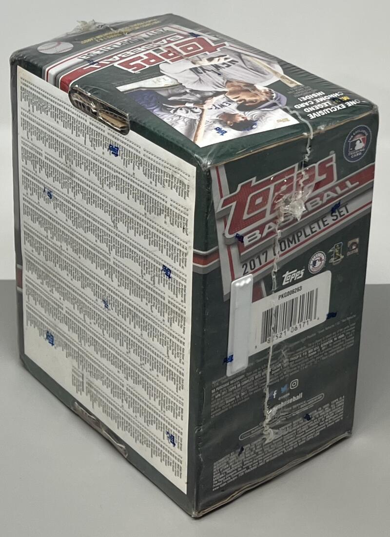 2017 Topps Baseball Complete Set   Legend Chrome Card Image 3