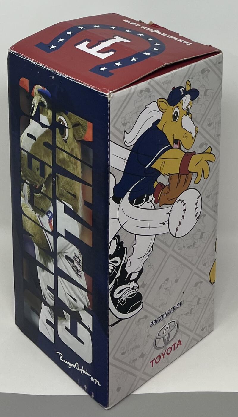 2018 Texas Rangers Captain Mascot SGA Bobblehead Image 2