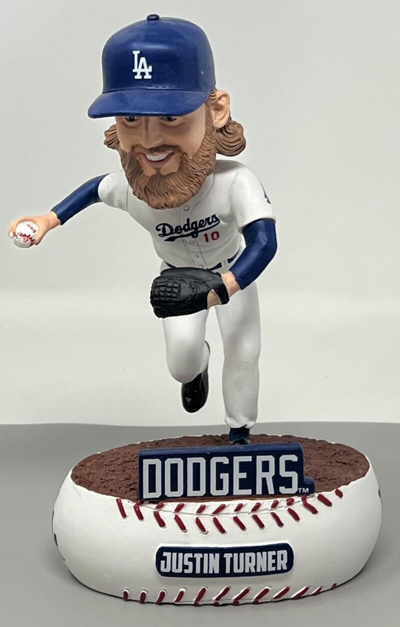 Los Angeles Dodgers Justin Turner Legends of the Diamond Bobblehead  #2/2018 Image 1