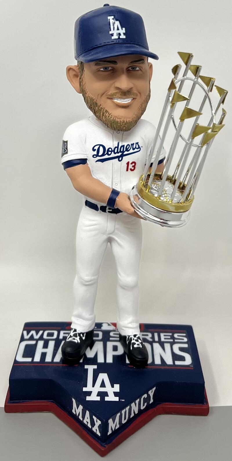 2020 Los Angeles Dodgers World Series Champs Max Muncy SGA Bobblehead  FOCO Image 1