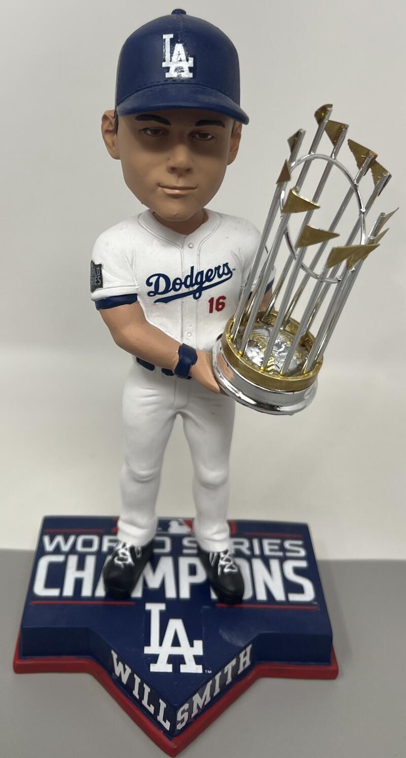 2020 Los Angeles Dodgers World Series Champs Will Smith SGA Bobblehead  FOCO Image 1
