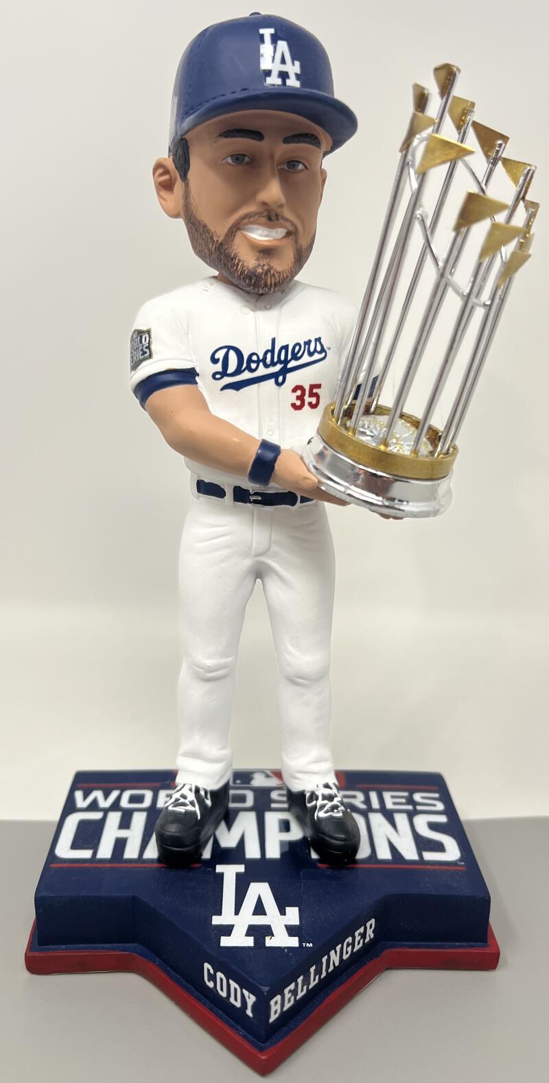 2020 Dodgers World Series Champs Cody Bellinger SGA Bobblehead  FOCO Image 1