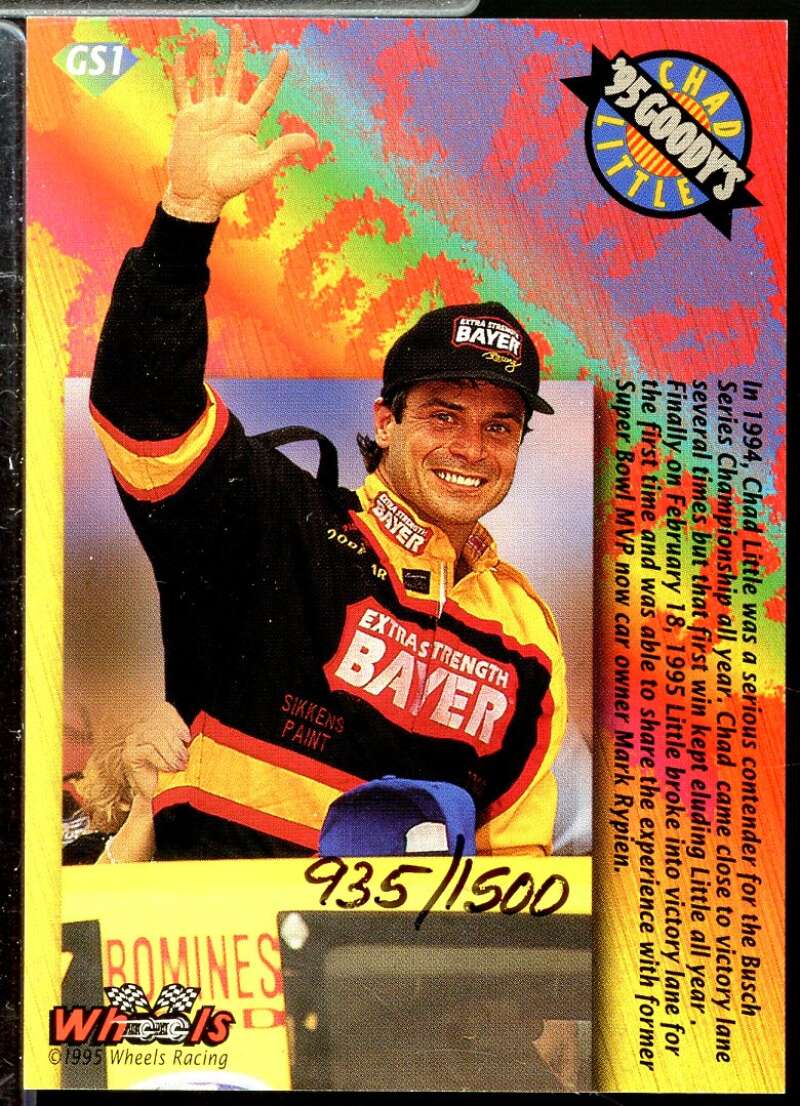 Chad Little AUTO Card 1995 Crown Jewels #GS1  Image 2